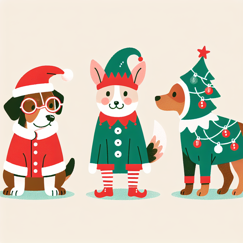 Fun Holiday Dress-Up Ideas: Santa, Elf & Christmas Tree Costumes for Dogs