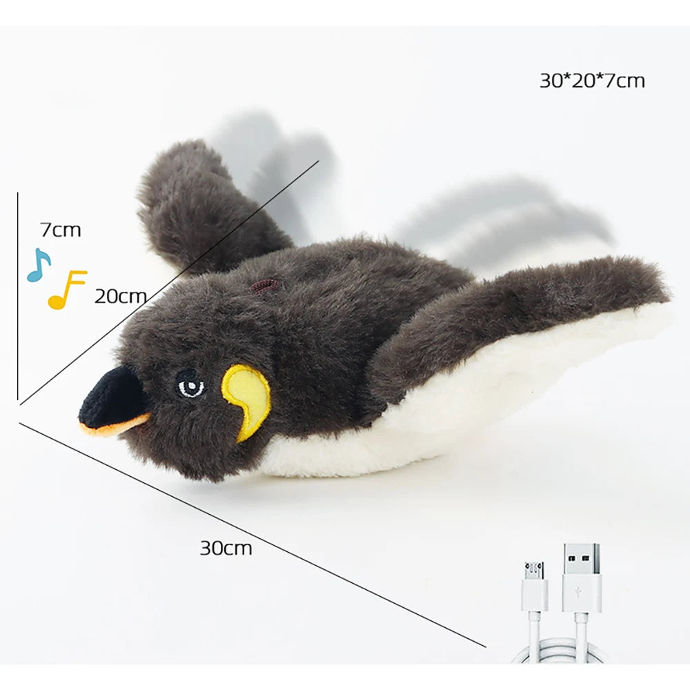 30CM Dancing Bird Cat Toys Interactive Catnip Exercise Toys for Indoor Cats