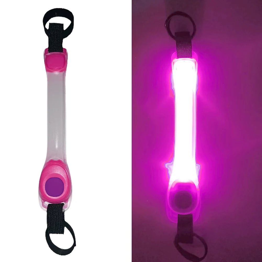 Dog anti Lost Safety Glowing Collar Multi-Color Pendant Outdoor Waterproof Warning Led Flashing Light Strip Pet Traction Supplie